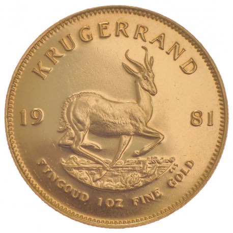 1 OZ GOLD KRUGERRAND 1981