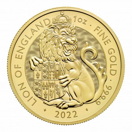 UK 1 oz gold QUEEN'S BEAST 2021 COMPLETER £100