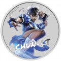 PM 1oz silver STREET FIGHTER 2022 CHUN LI $1 Coloured Australia