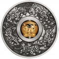 PERTH MINT Year of the Ox Rotating Charm 2021 1oz Silver Antiqued Coin