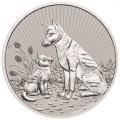 2 oz silver PLATYPUS & BABY 2021 Next Generation BU $2