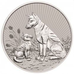 2 oz silver DINGO & BABY 2022 Next Generation BU $2