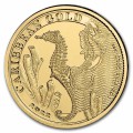 1oz gold Caribbean SEAHORSE 2019 Barbados $10