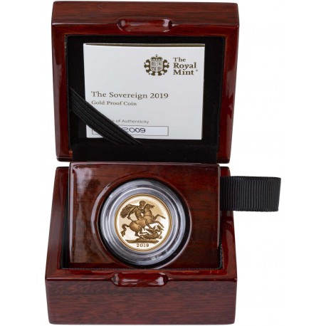 Full Sovereign 2019 Proof ( Box & COA)