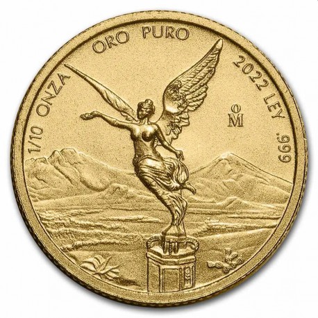 1/10 oz gold LIBERTAD 2021 bu
