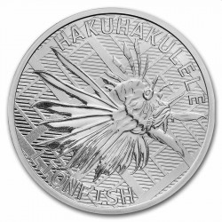 Tokelau 1 oz silver LIONFISH 2022 $5 bu