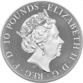 UK 10 oz silver TUDOR BEASTS LION of ENGLAND 2020 BU