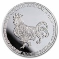 CHAD 1 oz silver Celtic Animals 2021 RABBIT CFA500