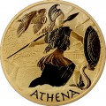 PM 1 oz GOLD GODS OF OLYMPUS 2022 HERA BU $100 MINTAGE 100