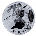 PM 5 oz silver GODS OF OLYMPUS 2022 ATHENA BU $1 MINTAGE 450 !