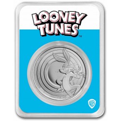 Samoa 1 oz silver BUGS BUNNY 2022 $5 BU in card