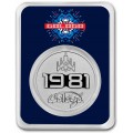 Niue 1 oz silver GALAGA 2021 $2 40th Anniversary BU 