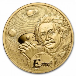 1 oz GOLD ICONS OF INSPIRATION 2022 ISAAC NEWTON