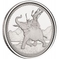 Gibraltar 1 oz silver WAR ELEPHANT 2022 $1