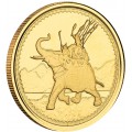 Gibraltar 1 oz GOLD WAR ELEPHANT 2022 $1