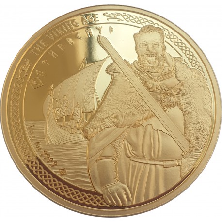 VIKING AGE 1 oz gold PROSPERITY 2022 cfa 3000 CAMEROON