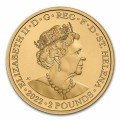 St. Helena 1/4 oz GOLD HERA & The PEACOCK 2022 £10 BU