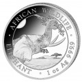 1 oz silver SOMALIA ELEPHANT 2023 Shillings 100