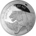 Ghana Giants of The Ice Age 1 kilo silver REINDEER 2022 BU 1000 CEDIS