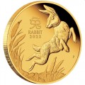 Australian Lunar Series III 2023 Year of the Rabbit 1oz Gold Proof Coin