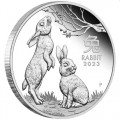 Australian Lunar Series III 2023 Year of the Rabbit 1oz Silver Proof Coin