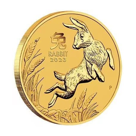 PM Lunar 3 TIGER 1 oz GOLD 2022 BU $100 Australia