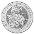 UK 10 oz silver TUDOR BEASTS LION of ENGLAND 2020 BU