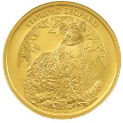 CAMBODIA 30 000 RIELS 1 oz GOLD WILD LIFE 2023 CLOUDED LEOPARD