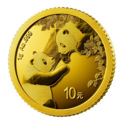 Gold CHINA PANDA 1 GR 2022 YUAN 10