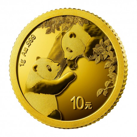 Gold CHINA PANDA 1 GR 2022 YUAN 10