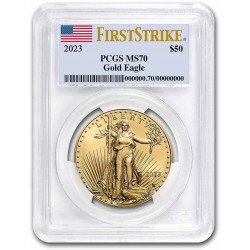 Gold US Gold EAGLE 1 oz 2023 $50 BU PCGS MS 70