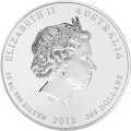 Perth Mint 10 kilo silver Lunar Dragon 2012 bu $1000