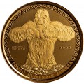 CONGO 1 oz GOLD GORILLA 2021 CFA 3000 PROOF 1st box + coa