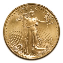 1 oz AMERICAN GOLD EAGLE 2005 PCGS MS-70 $50