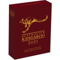 Perth Mint 2021 2oz Gold Proof Coin - the Australian Kangaroo Nugget HIGH RELIEF Box + Coa