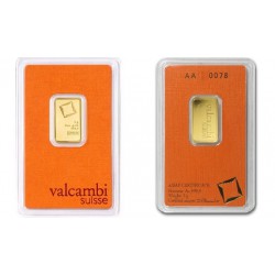 5 gr GOLD BAR - Hereaus / Valcambi