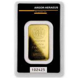 1 oz GOLD Bar Heraeus / Valcambi