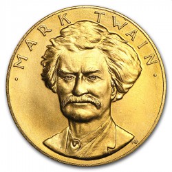 USA 1 oz gold MARK TWAIN 1981 bu