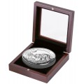 1 oz silver SOMALIA ELEPHANT 2017 High Releif Box+Coa
