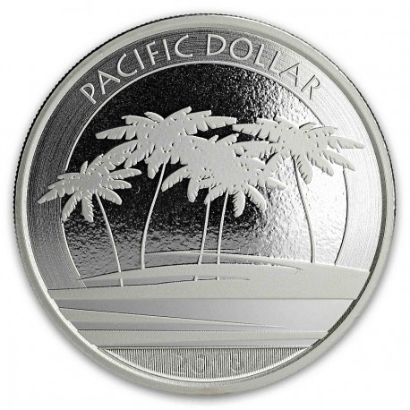 1 oz silver PACIFIC DOLAR 2018 FIJI $1 