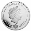 Samoa 1 oz silver BUGS BUNNY 2022 $5 BU 