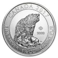 Canada 1 1/2 oz silver GRIZZLY 2017
