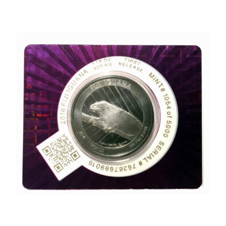 1 oz silver IGUANA 2016 FIJI 