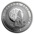 3/4 oz Canadian Silver Wolf Moon 2017
