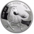 1 oz ZILVER UK HORSE 2014