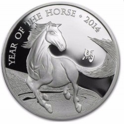 1 oz ZILVER UK HORSE 2014