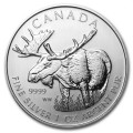 1oz silver Maple leaf 2017 privy Moose $5