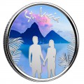 COUPLE 1 oz silver ST. LUCIA 2022 Eastern Caribbean