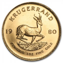 1 OZ GOLD KRUGERRAND 1980