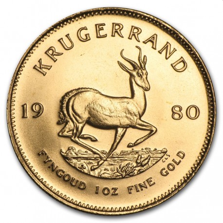 1 OZ GOLD KRUGERRAND 1980